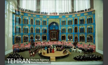 مجسمه مینیاتورهای جهانگیرارجمند در باغ موزه نگارستان 36