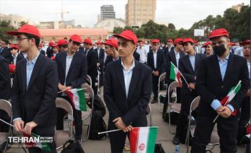 آئین بازگشایی مدرسه البرز 5