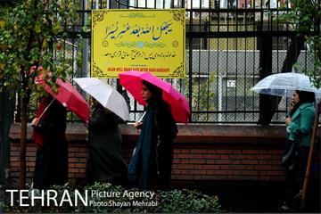بارش باران پاییزی در تهران 36