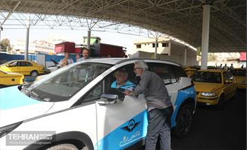آغاز به کار تاکسی‌های برقی شاسی بلند در تهران 5