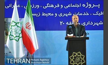 افتتاح و بهره برداری از 110 پروژه منطقه 20 با حضور دکتر قالیباف 21