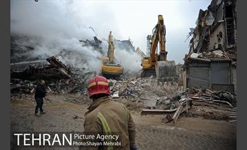 سومین روز عملیات امداد ونجات حادثه پلاسکو -3 7