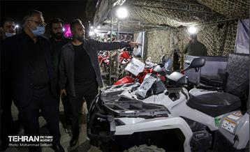 بازدید شهردار تهران از رزم نمایش معبر 7