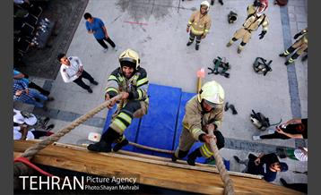 مسابقه عملیاتی ورزشی آتش نشانان تهران 38