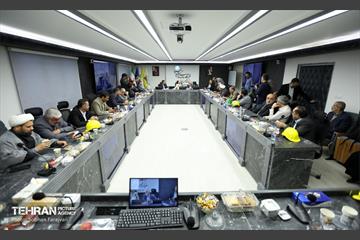 بازدید اعضای شوراهای شهر مراکز استان‌ها از کارگاه خط ۱۰ مترو تهران 19