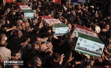 مراسم تشییع پیکرهای ۱۰۰ شهید گمنام 32