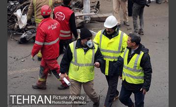 حضور مسوولان در حادثه پلاسکو 15