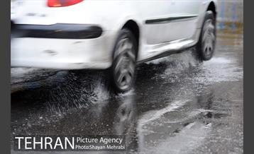 بارش باران پاییزی در تهران 35