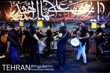 شور حسینی در خیابان گرگان 40