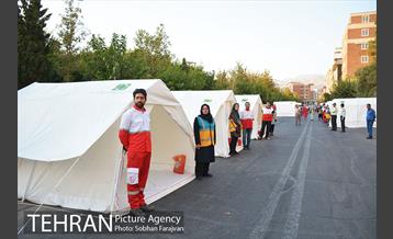 مانور زلزله امن و اسکان اضطراری منطقه 5 1