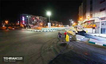 عملیات آسفالت ریزی در منطقه 5 6