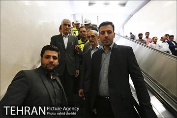 بازدید شهردار تهران از خط ۷ مترو  4