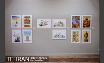 بازدید مدیران شهری و اعضای شورای شهر تهران از نمایشگاه تهران از منظر هنرمندان-2 17