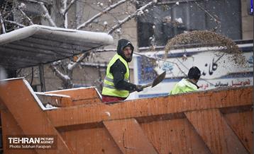 روز برفی تهران 10