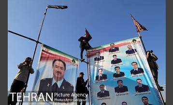 مراسم تشییع شهدای حادثه سقوط هواپیما  7