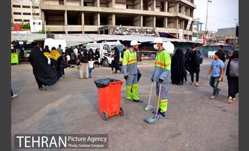 خدمات رسانی شهرداری تهران در شهر نجف 8