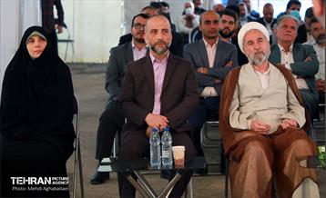 آیین کلنگ زنی ساخت سومین کلانتری منطقه هشت