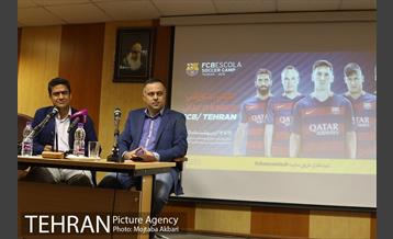 نشست خبری مسئولان استعدادیابی بارسلونا 19