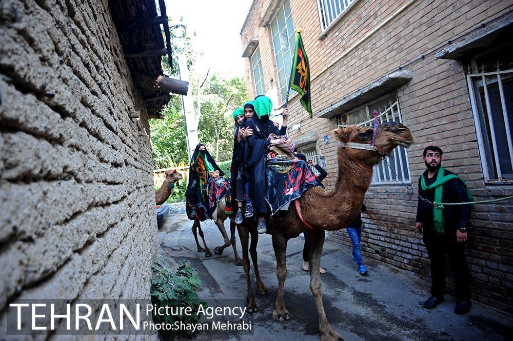 حرکت نمادین کاروان اُسرای کربلا در ده ونک 29