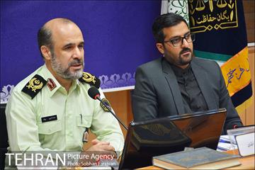 نشست خبری فرمانده یگان حفاظت شهرداری تهران 8