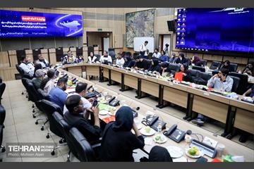نشست خبری رئیس سازمان پیشگیری و مدیریت بحران شهر تهران 7