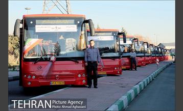 بهره برداری از ۲۴ دستگاه اتوبوس جدید در ناوگان حمل و نقل عمومی تهران 6