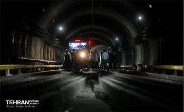 تست گرم بخش شمالی خط ۶ مترو تهران 6