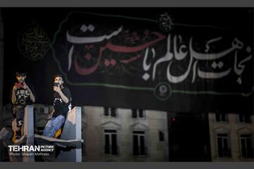 عزاداری شب عاشورا در میدان منیریه  9