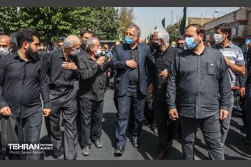 حضور شهردار تهران در مراسم پیاده روی جاماندگان اربعین حسینی 14
