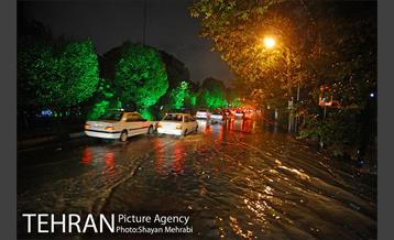 بارش شدید باران و تگرگ در تهران 31
