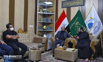 دیدار نماینده شهردار تهران با تولیت های مسجد کوفه و مزار میثم تمار 1