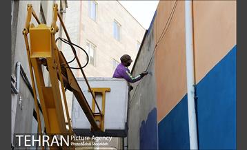 بازدید شهردار منطقه ۷ از روند اجرای پروژه های توسعه محله ای ۱۴۰۰