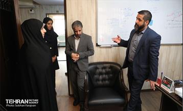 بازدید اعضا شورای شهر از مرکز ارتباطات شهرداری تهران 8