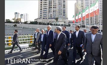 افتتاح و بهره برداری از دور برگردان غیر هم سطح مدرس و تونل آرش-اسفندیار 3