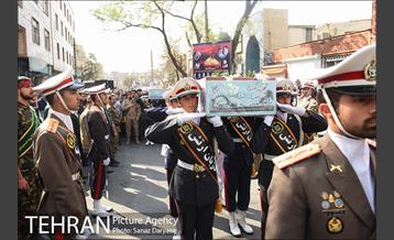 تشییع پیکر مطهر دو شهید گمنام 4