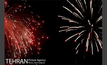 نورافشانی دریاچه شهدای خلیج فارس به مناسبت جشن نیمه شعبان‎‎ 12