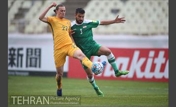 دیدار دو تیم فوتبال عراق و استرالیا