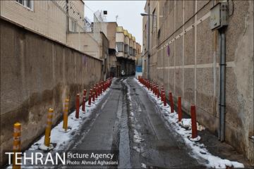 روز برفی میدان مشق و پارک شهر تهران 1