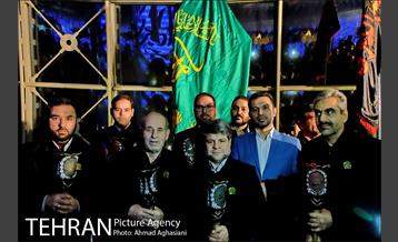 رونمایی از پرچم حرم حضرت عبدالعظیم (ع) در برج میلاد 45