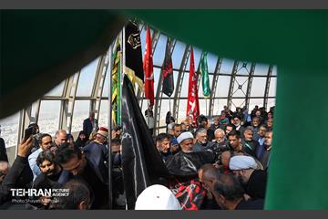 آیین اهتزاز پرچم گنبد ائمه اطهار "گنبد عاشقی" 15