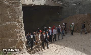 بازدید زاکانی از ایستگاه‌های جنوبی خط ۶ مترو 20