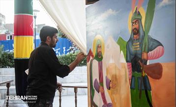 خیمه عاشورایی در میدان هفتم تیر 21