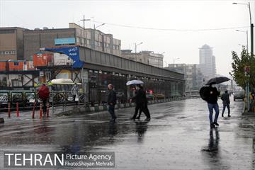 بارش باران پاییزی در تهران- 2