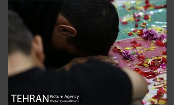 عزاداری شب هشتم محرم در جوار پیکر شهید باقر ناظری 19