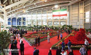 آیین افتتاح نوزدهمین نمایشگاه بین‌المللی گل و گیاه 9