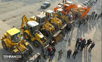 مانور برف روبی شهرداری منطقه 5