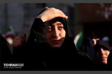 بدرقه شهیدان تنگسیری و اسحاقی توسط اهالی پایتخت 16