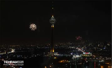 نور افشانی پایتخت از فراز برج میلاد  13