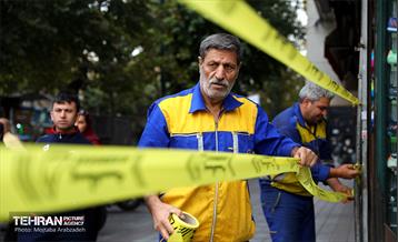 مانور عملیاتی حریق و نجات با محوریت فروریزش 20