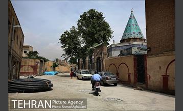 سنگ فرش شدن محله امام زاده یحیی 10